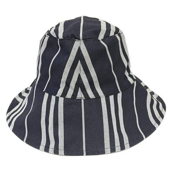 Auth Burberry LONDON - Black Light gray Cotton Rayon Hat - Picture 6 of 9